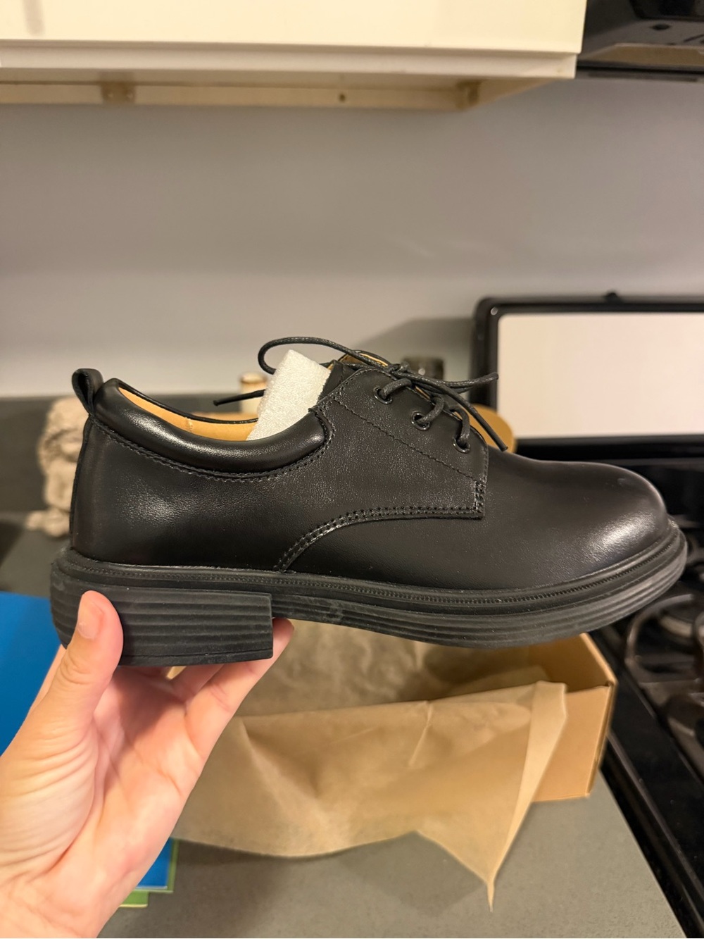 Women’s black Oxfords